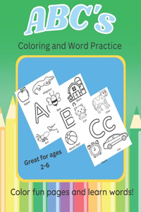 ABC's Coloring book