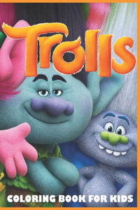 Trolls Coloring Book For Kids