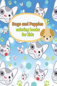Dogs and Puppies coloring books for kids