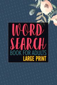 Word Search Book For Adults Large Print