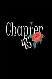 Womens Gifts 45th Birthday With Lips Chapter 45