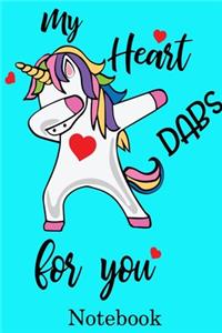 My Heart Dabs for You Notebook
