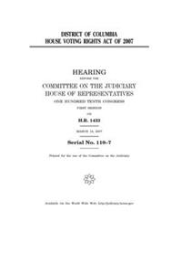 District of Columbia House Voting Rights Act of 2007