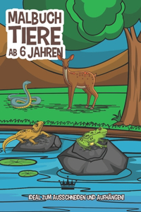 MALBUCH TIERE Ab 6 Jahren