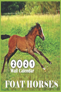 Foat Horses 2021 wall Calendar