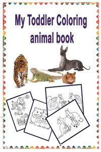 My Toddler Coloring animal book