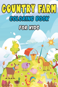 Country Farm coloring book