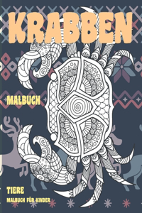 Malbuch - Malbuch für Kinder - Tiere - Krabben