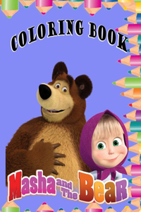 masha and the bear coloring book