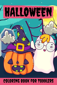 Halloween Coloring Book for Toddlers