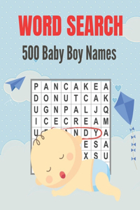 500 Baby Boy Names Word Search