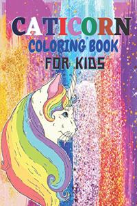 Caticorn Coloring Book For Kids