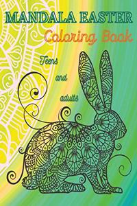 Mandala Easter Coloring Book, Teens and Adults