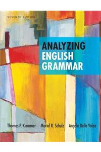 Analyzing English Grammar Plus Mylab Writing -- Access Card Package