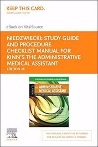 Study Guide for Kinn's the Administrative Medical Assistant - Elsevier E-Book on Vitalsource (Retail Access Card)