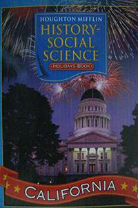 Houghton Mifflin Social Studies: The Holidays Big Book Lk