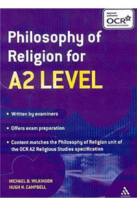 Philosophy of Religion for A2 Level