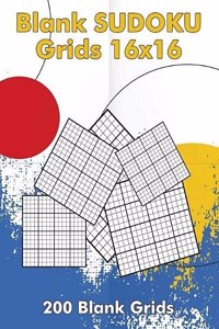 Blank Sudoku Grids 16x16, 200 Blank Grids