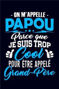 On m'appelle Papou parce que je suis trop Cool pour être appelé Grand-Père