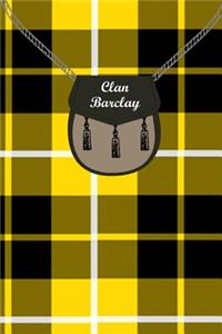 Clan Barclay Tartan Journal/Notebook