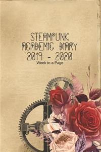 Steampunk Academic Diary 2019 - 2020 Week to a Page