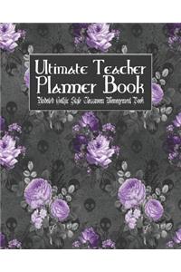 Ultimate Teacher Planner Book Undated Gothic Style Classroom Management Book