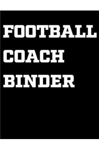 Football Coach Binder