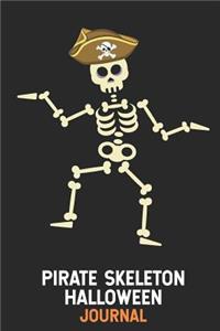Pirate Skeleton Halloween Journal