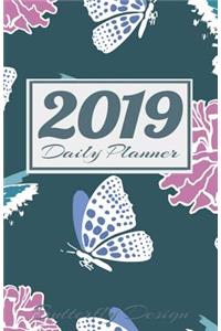 2019 Daily Planner Butterfly Design