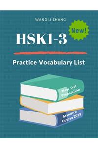 Hsk1-3 Practice Vocabulary List