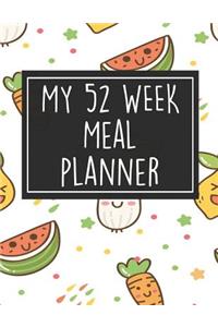 My 52 Week Meal Planner
