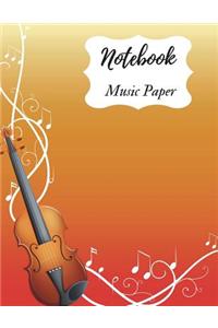 Music Paper Notebook