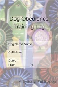 Obedience Training Log