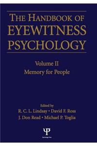 Handbook of Eyewitness Psychology 2 Volume Set