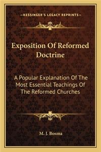 Exposition Of Reformed Doctrine