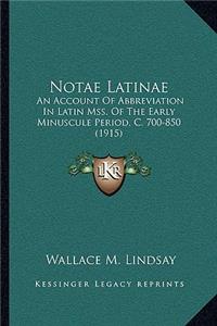 Notae Latinae