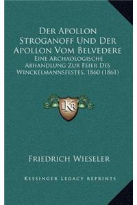 Der Apollon Stroganoff Und Der Apollon Vom Belvedere