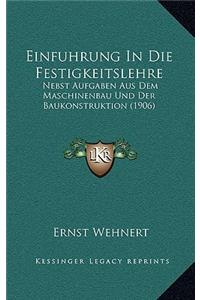 Einfuhrung In Die Festigkeitslehre