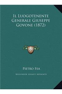 Il Luogotenente Generale Giuseppe Govone (1872)