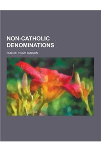 Non-Catholic Denominations