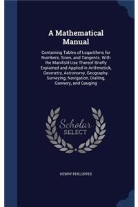A Mathematical Manual