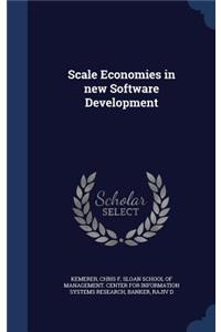 Scale Economies in new Software Development