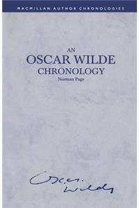 Oscar Wilde Chronology