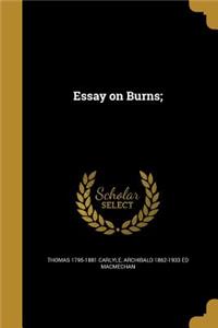 Essay on Burns;
