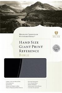 Hand Size Giant Print Reference Bible-HCSB