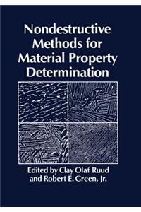 Nondestructive Methods for Material Property Determination