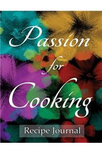 Recipe Journal Passion for Cooking