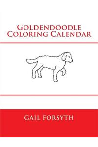 Goldendoodle Coloring Calendar