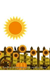 Sunflower Harvest Pattern 2016 Monthly Planner