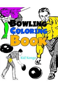 Bowling Coloring Book